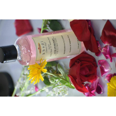 Herbal Body Wash "N" Bubble Bath Strawberry